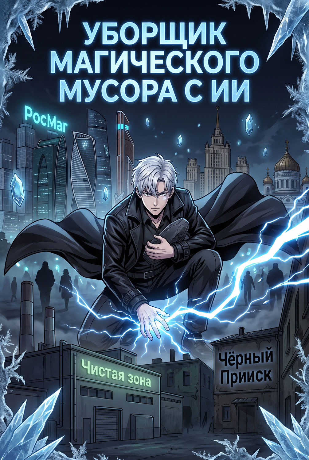 Обложка: Уборщик магического мусора с ИИ