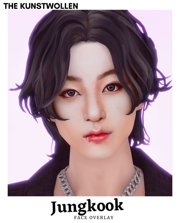 Лицо-маска Чонгука из BTS (k-pop)